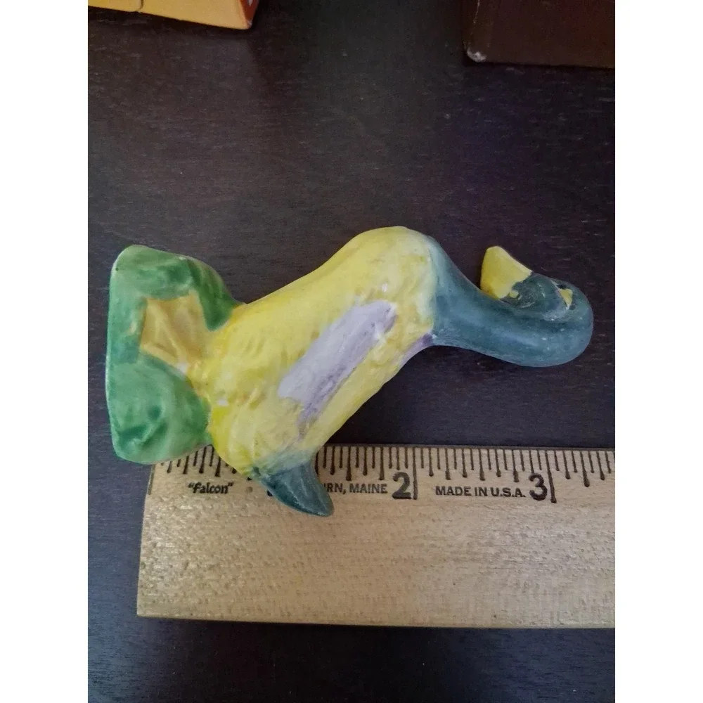 Vintage Ceramic Duck Novelty Animal Salt & Pepper Shakers Set, 2 Pieces. Japan
